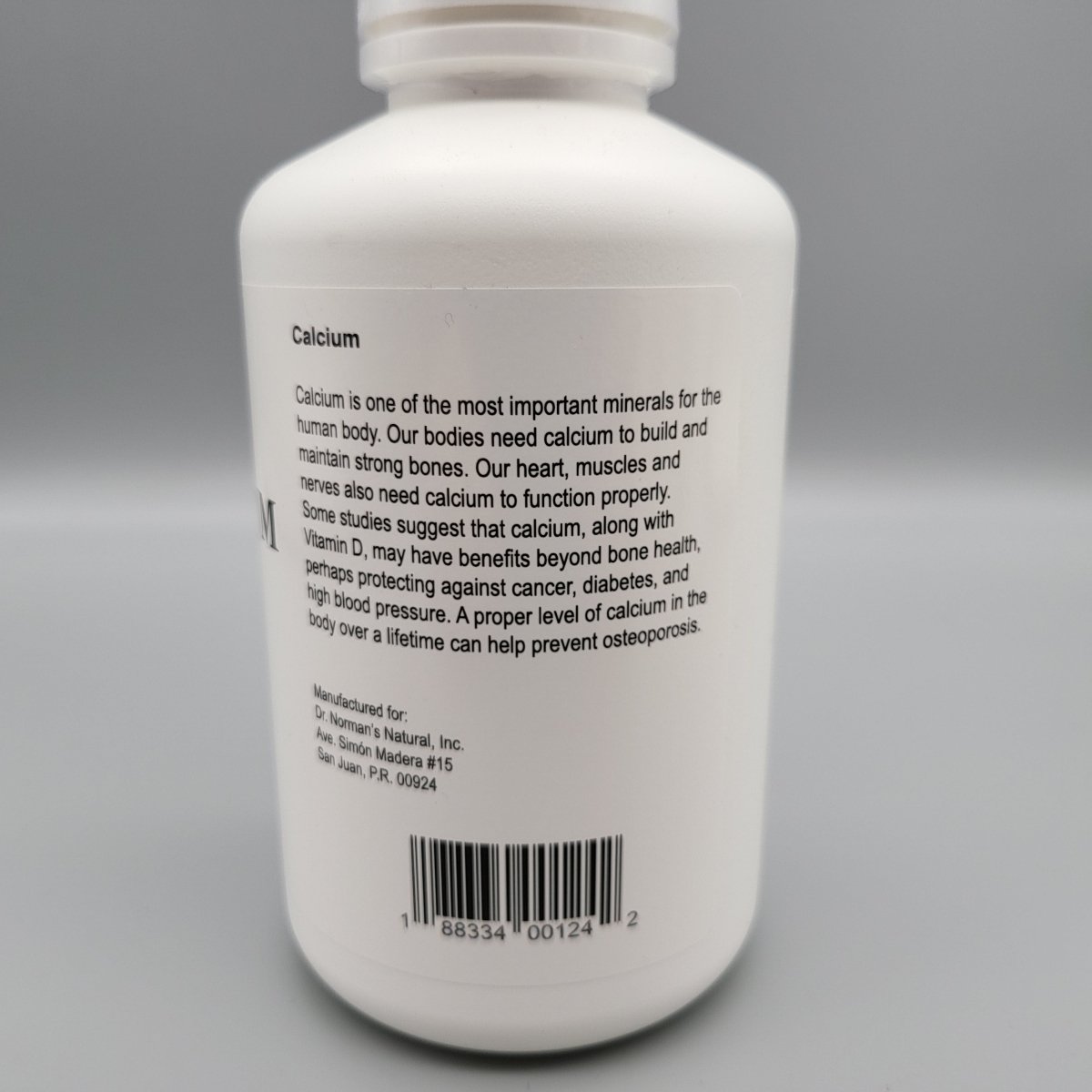 DR. NORMAN'S ESSENTIAL MINERALS - BOTANICAL CALCIUM (16 OZ)