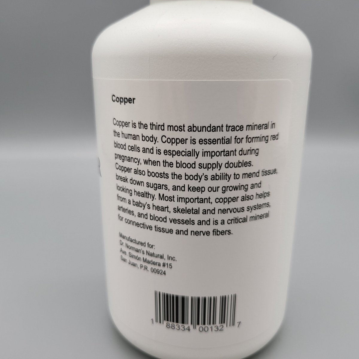 DR. NORMAN'S ESSENTIAL MINERALS - BOTANICAL COPPER (16 OZ)