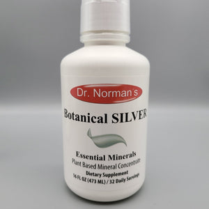 DR. NORMAN'S ESSENTIAL MINERALS - BOTANICAL SILVER (16 OZ)