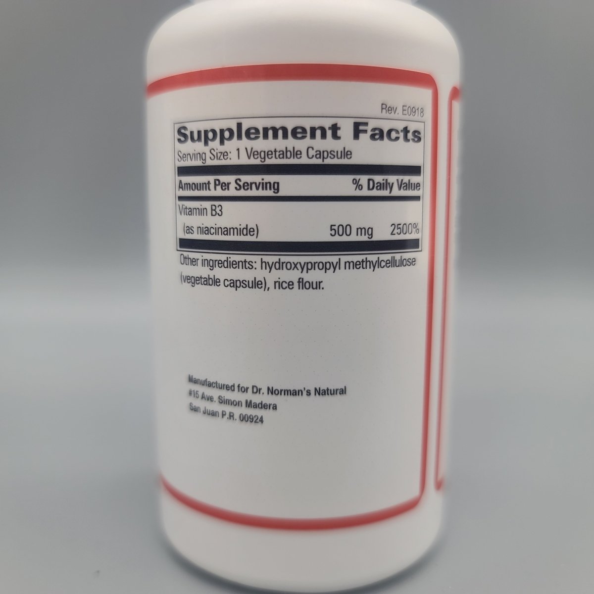 Dr. Norman's- Nicotinamide - 60 Capsules