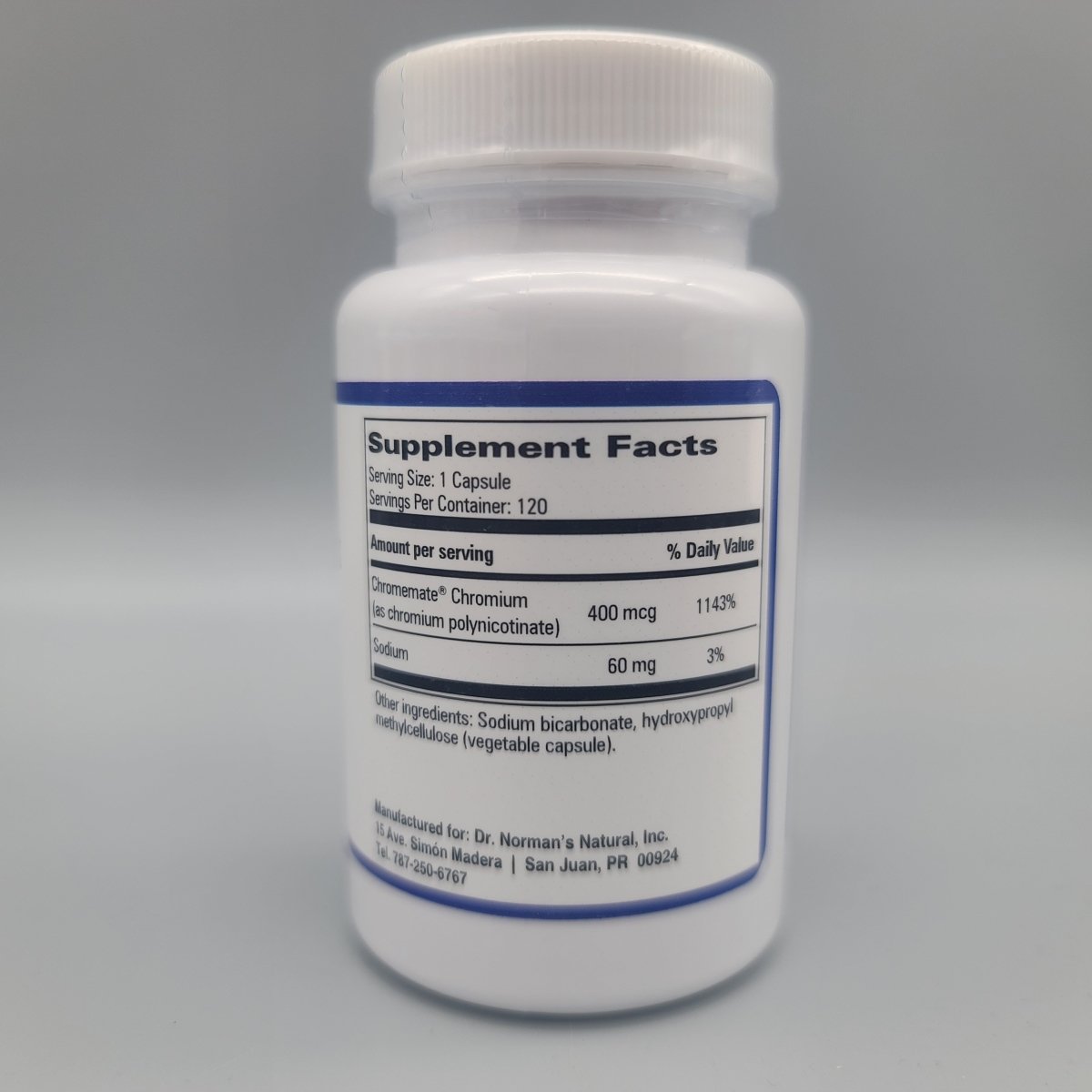 Dr.Norman's- Chrome-Plex- 120 Capsules