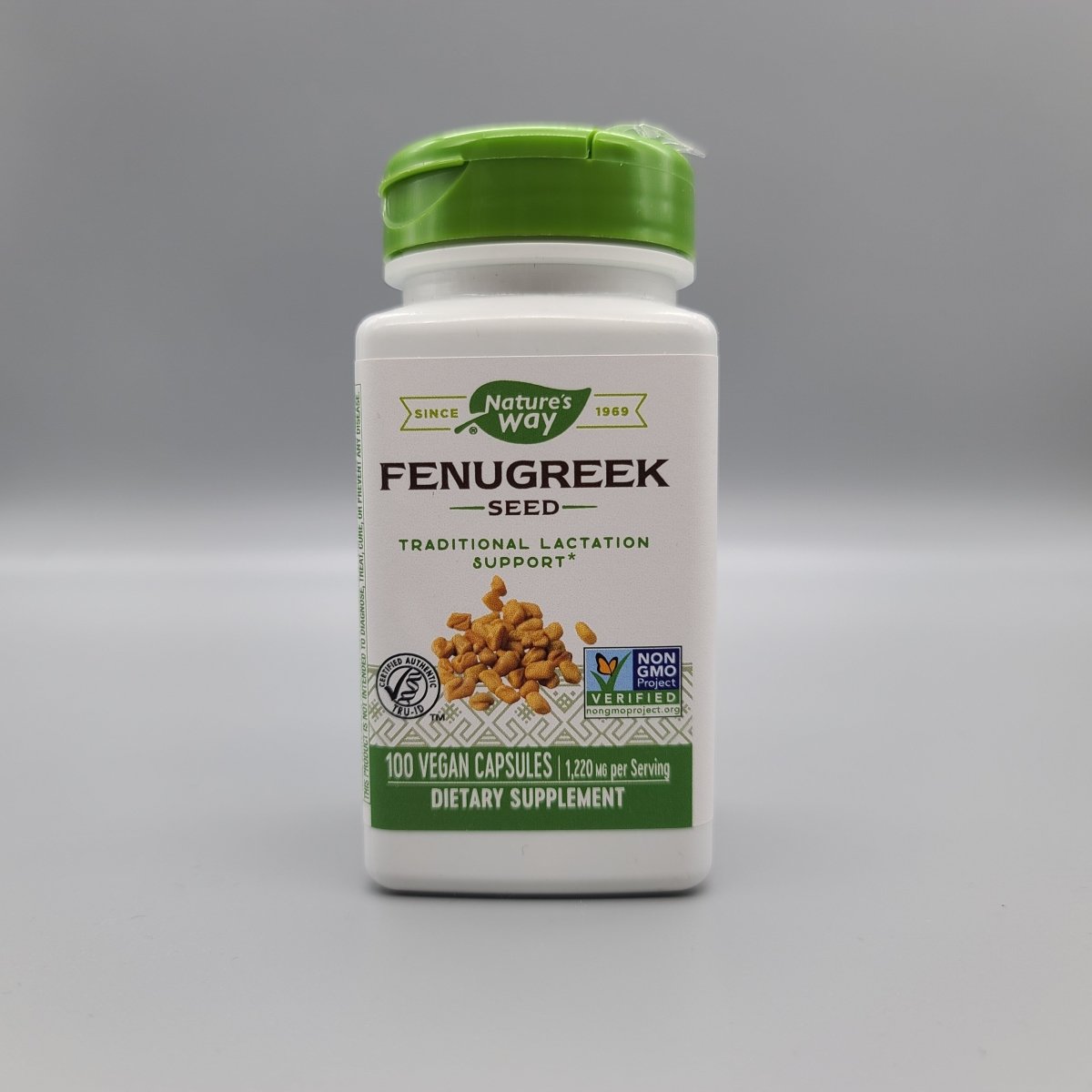 Fenugreek - Seed - 100 Vegetarian Capsules - 1,220mg