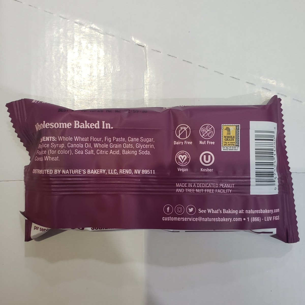 Fig Bar - Original Fig - Snack - 1 Pack 2 Bars