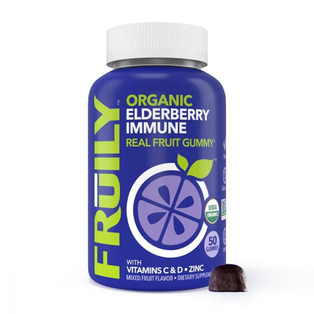 Fruily Elderberry Immune Berry Gummies 50 count