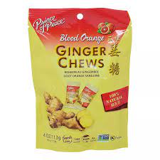Ginger Chews Blood Orange 40z