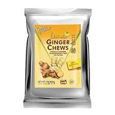 Ginger Chews Lemon Bulk 16 OZ