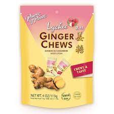 Ginger Chews Lychee 4OZ