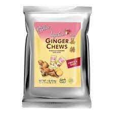 Ginger Chews Lychee Bulk 4 OZ