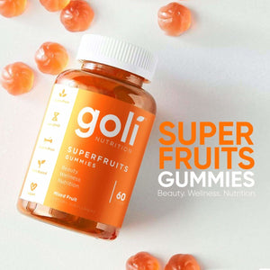 Goli Superfruits Gummies For Wellness and Nutrition 60 gummies