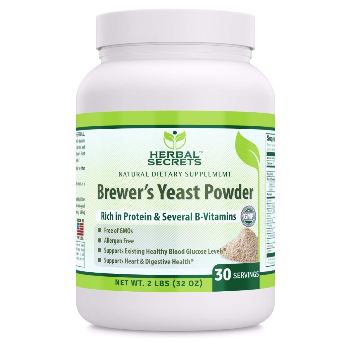 Herbal Secrets Brewer&#39;s Yeast PowderSize