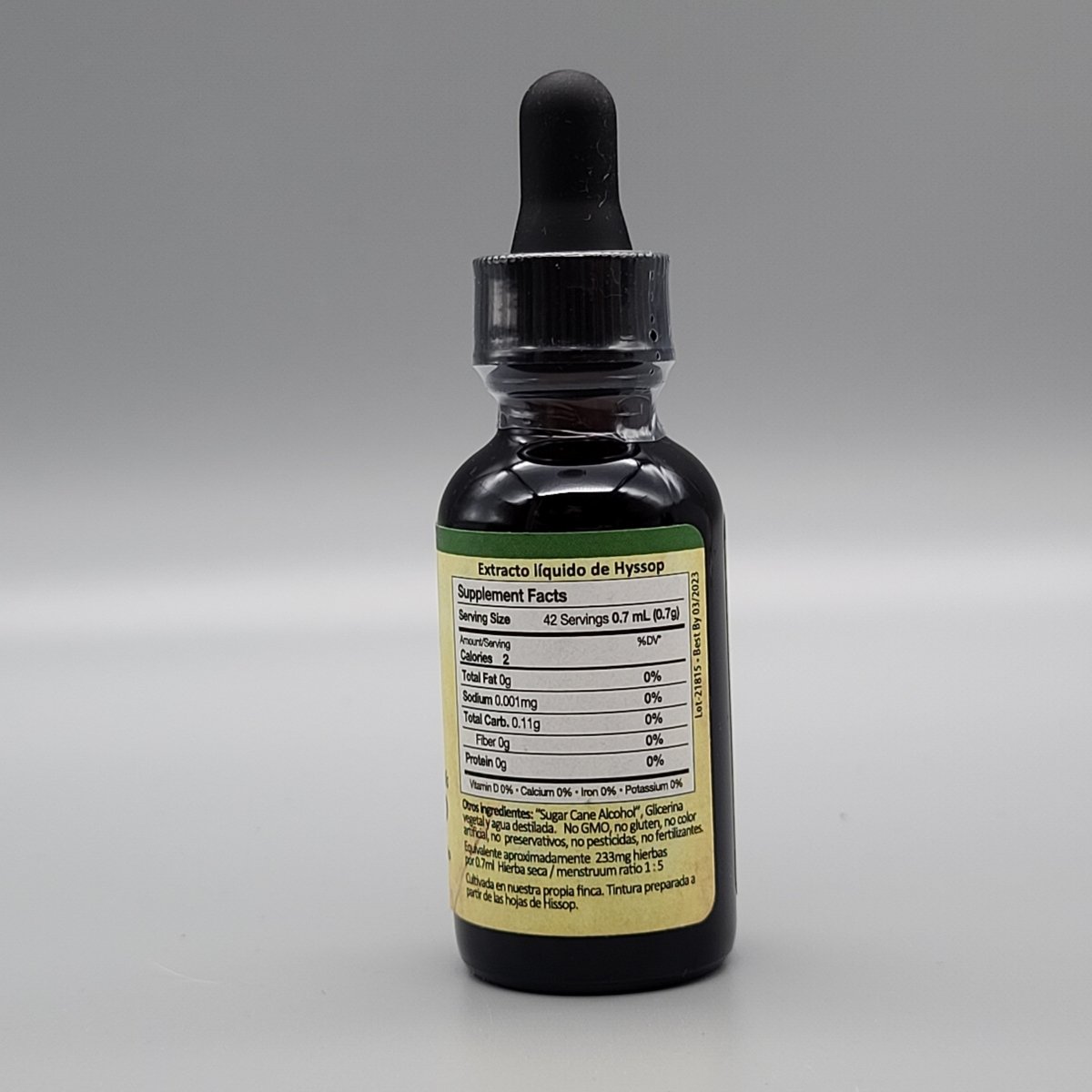 Hyssop - Liquido - Gotas - 1oz