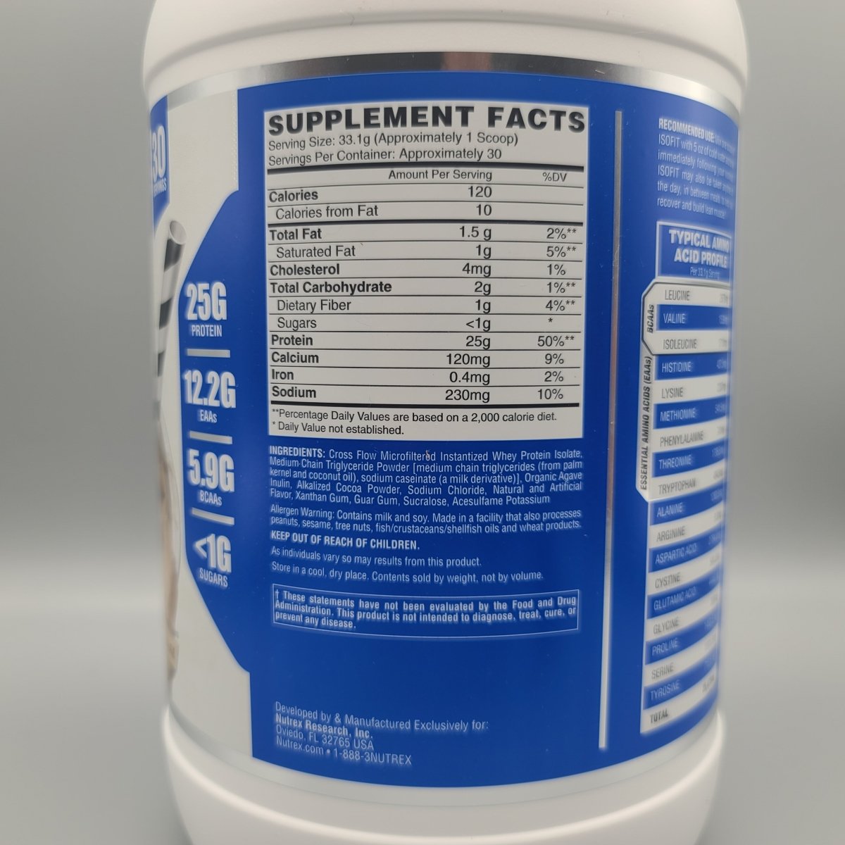 ISOFIT - Dessert - Isolate - Chocolate Shake - 2.2LB