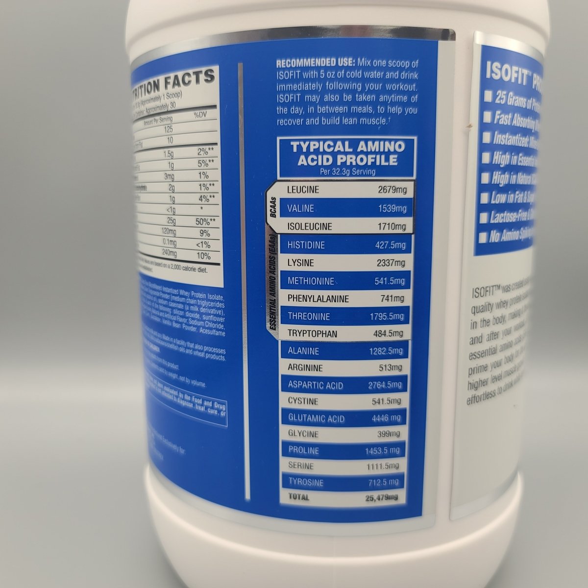 ISOFIT - Dessert - Isolate - Vanilla Bean Ice Cream- 2.1LB