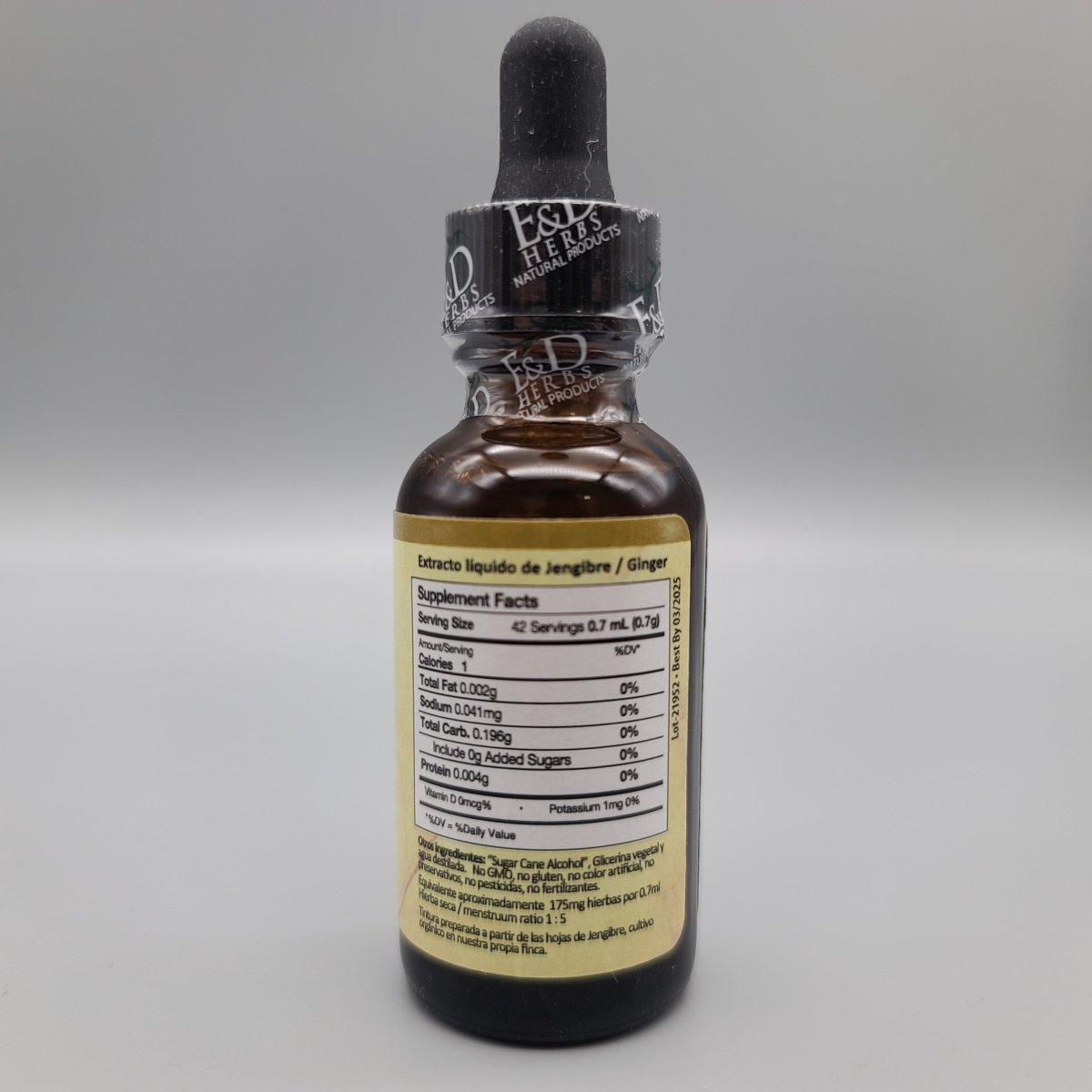 Ginger Ginger - Zinginer Officinalis - 1oz