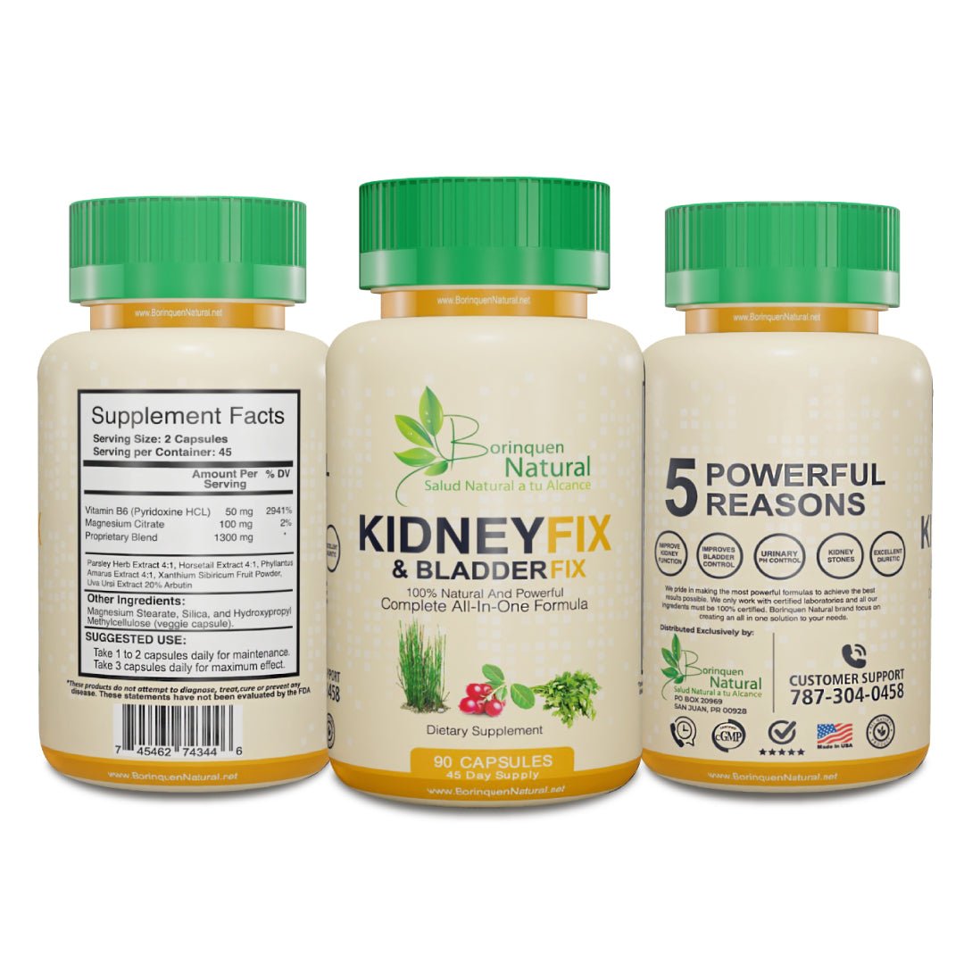 KidneyFix &amp; BladderFix - 120 Capsulas