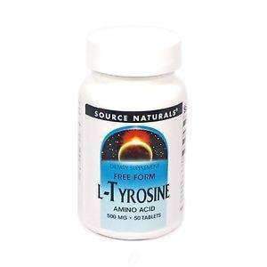 L- Tyrosine Anino Acid 500mg 50 Tablets