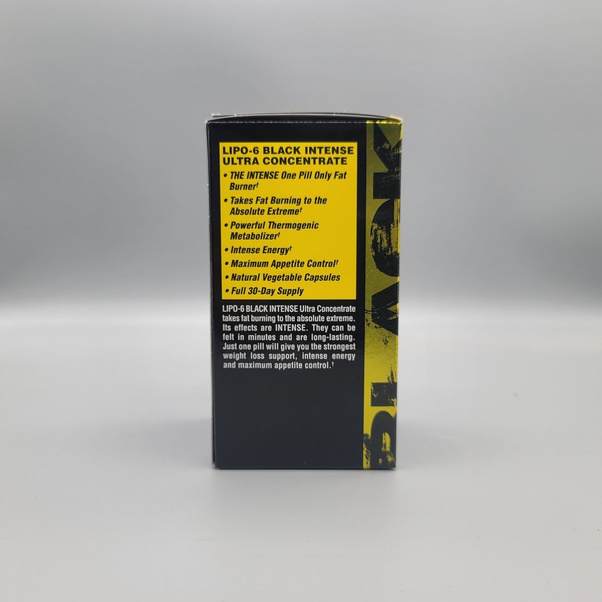 Lipo 6 - Black Intense - Ultra Concentrate - Intense Fat Burner - 60 Black Capsules