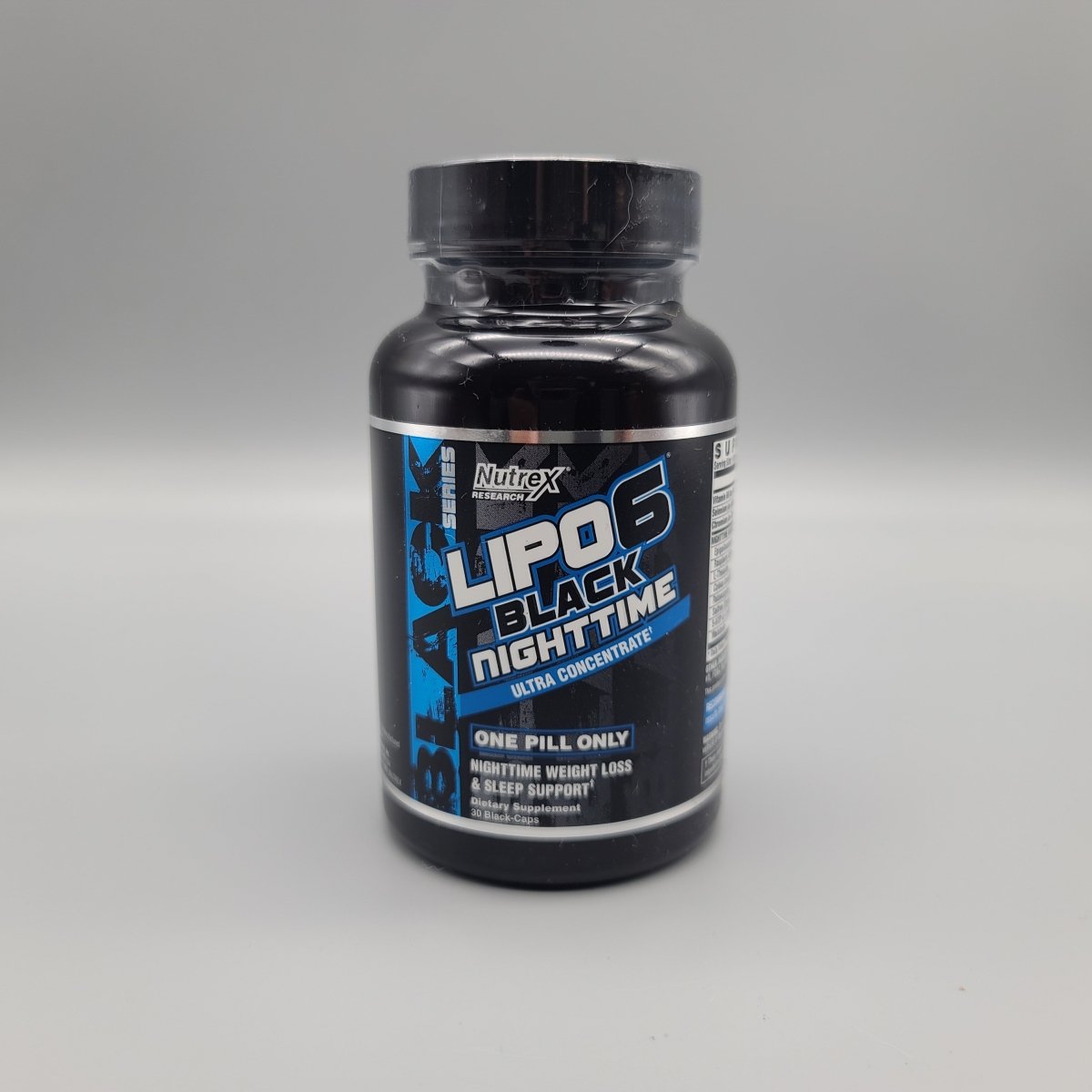Lipo 6 - Black Nighttime - Ultra Concentrate - Weight Loss & Sleep Support - 60 Capsules