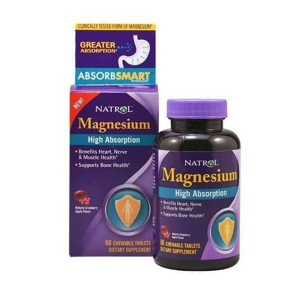 Magnesio Alta Absorción 250Mg - 60 Chewable Tablets