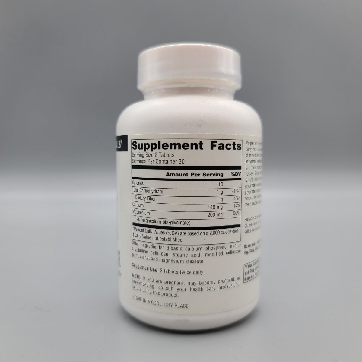 Magnesium Bis - Glycinate 60 Tablets