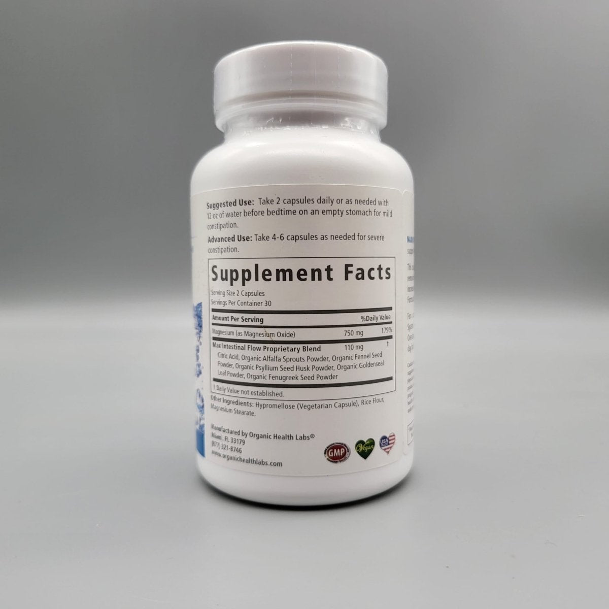 Max Intestinal Flow 60 Caps Vegetarian