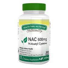 N-Acetyl Cysteine NAC 600 mg NON-GMO 120 Caps Vegi