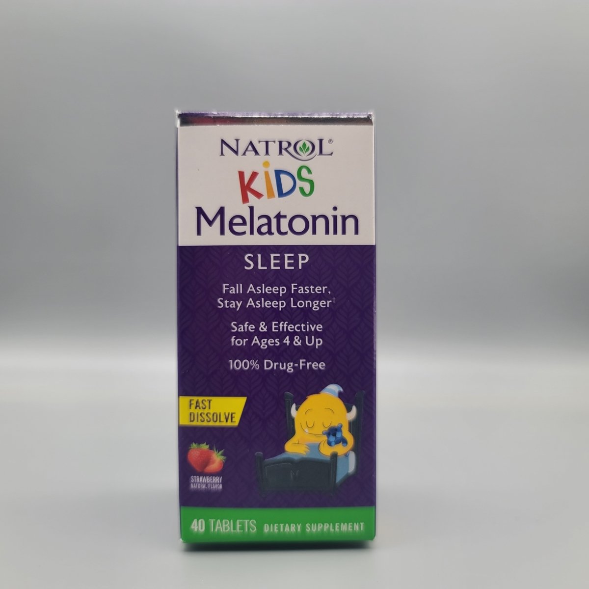 Natrol Kids- Melatonin- Strawberry Flavor- 40 Tablets
