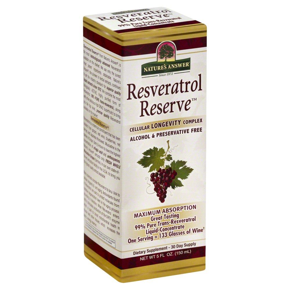 Natures Answer 327239 Resveratrol Reserve Alcohol Free 5 Fl Oz