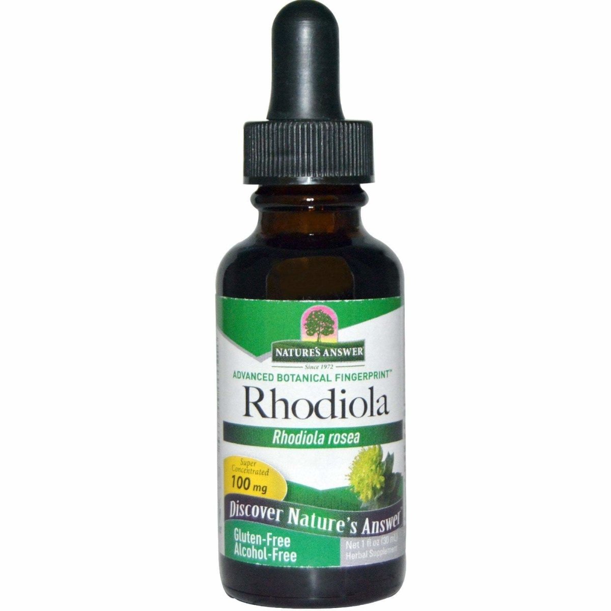 Nature's Answer Alcohol-Free Rhodiola Root, 1-Fluid Ounce