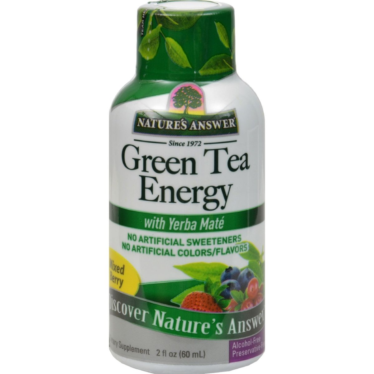 Nature's Answer Green Tea Energy with Yerba Mate Mixed Berry - 2 fl oz