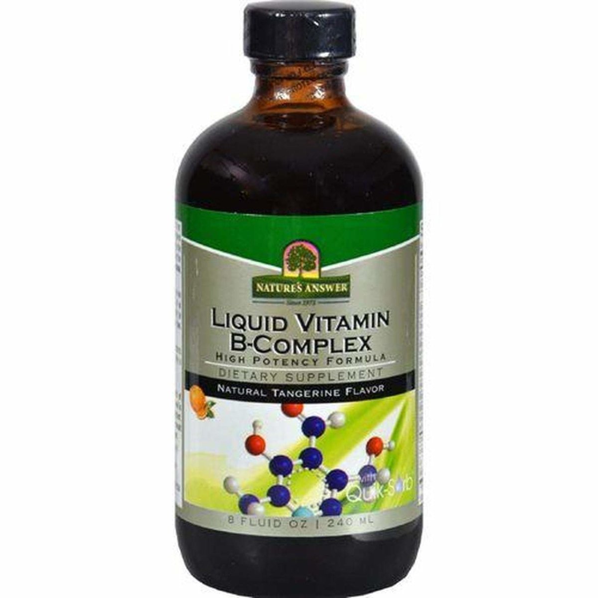 Nature&#39;s Answer Liquid Vitamin B-Complex, Natural Tangerine, 8 fl oz