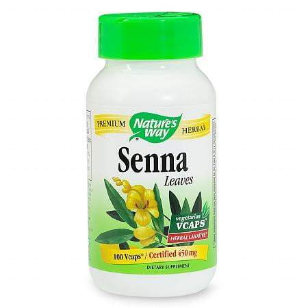Nature&#39;s Way Senna Leaves 450 mg Dietary Supplement Vegetarian Vcaps