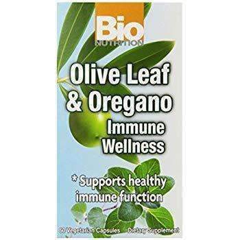 Olive Leaf &amp; Oregano - Immune Wellness 1,575 mg 60 Vegetarian Capsules