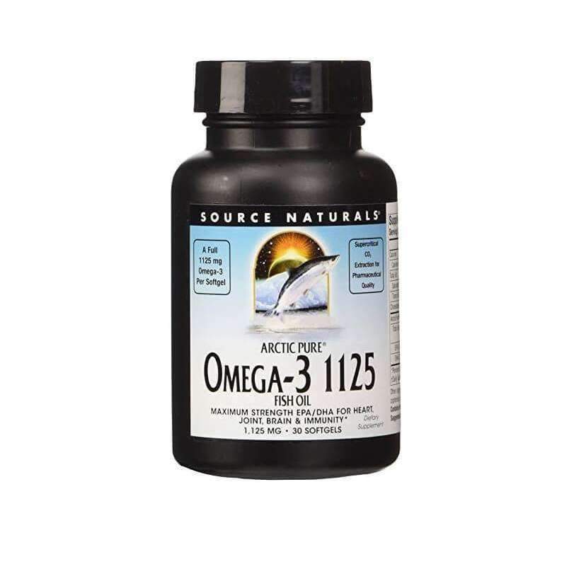 Omega-3 1125 Fish Oil 1,125 30 Softgels
