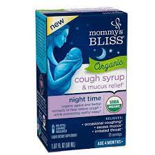 Organic Baby Cough Syrup &amp; Mucus Relief Night Time 1.67 OZ