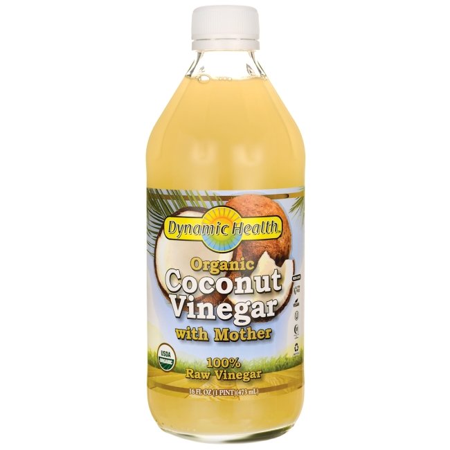 Organic Coconut Vinegar With Mother - Dynamic Health Laboratories  