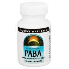 PABA 100 mg 100 tablets