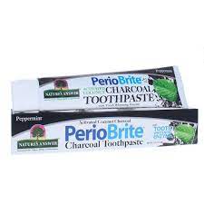 PerioBrite Charcoal Peppermint Toothpaste 4 OZ