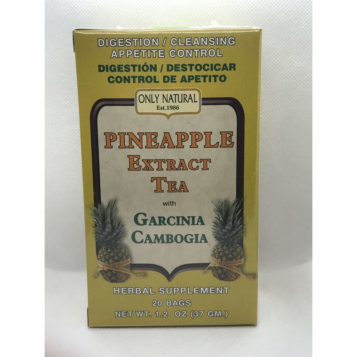 Pineapple Extract Tea with Garcina Cambogia 20 Teabags