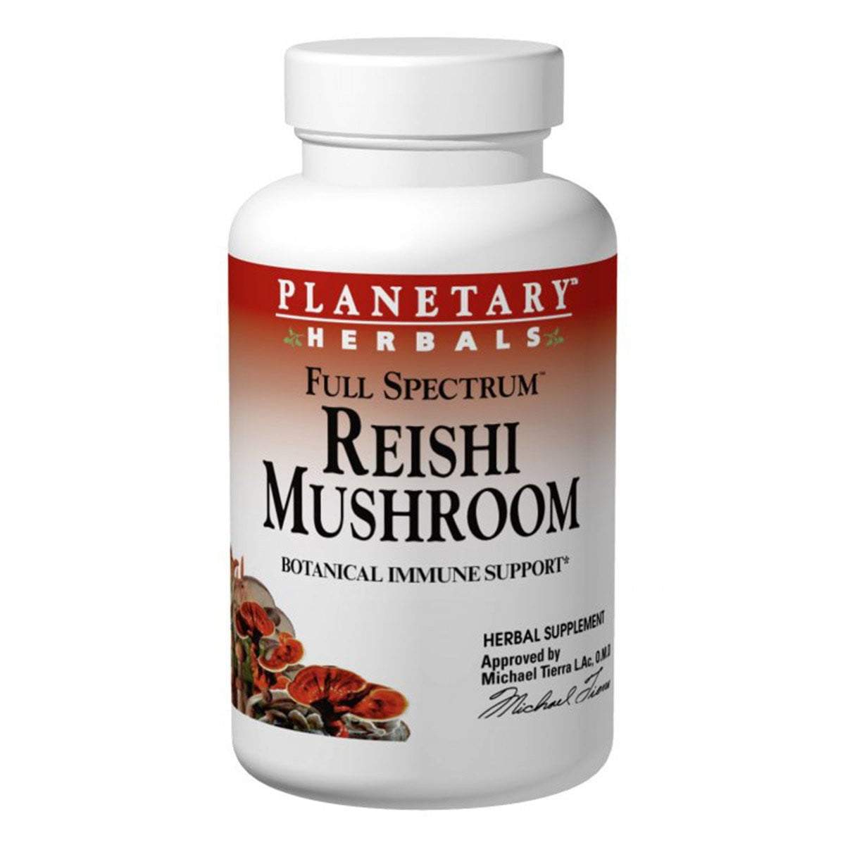 Planetary Herbals Full Spectrum Reishi Mushroom Tablets, 460 mg, 50 Count