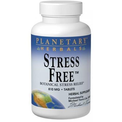 PLANETARY HERBALS, Stress FreeTM Calm Formula - 10 tabs