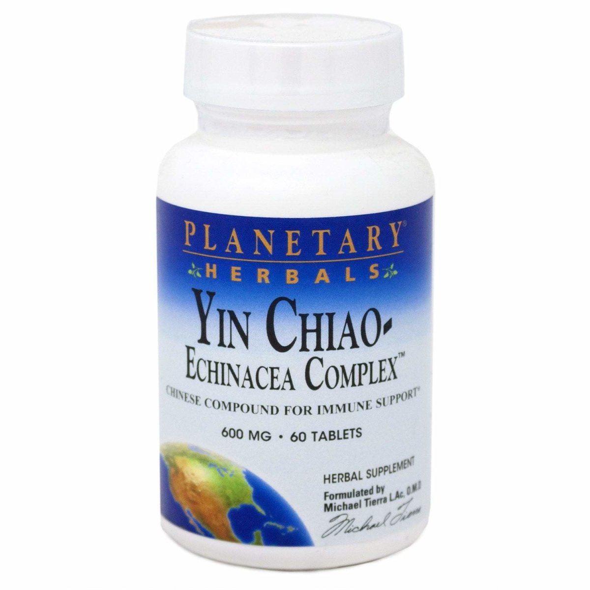 Planetary Herbals Yin Chiao-Echinacea Complex 600mg, 60 tablets