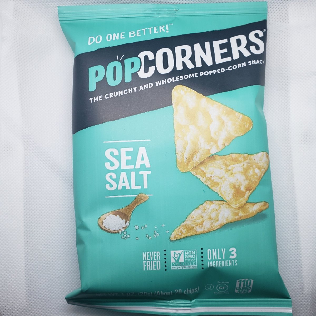 Pop Corners - Sea Salt - Popped-Corn Snack - 1oz