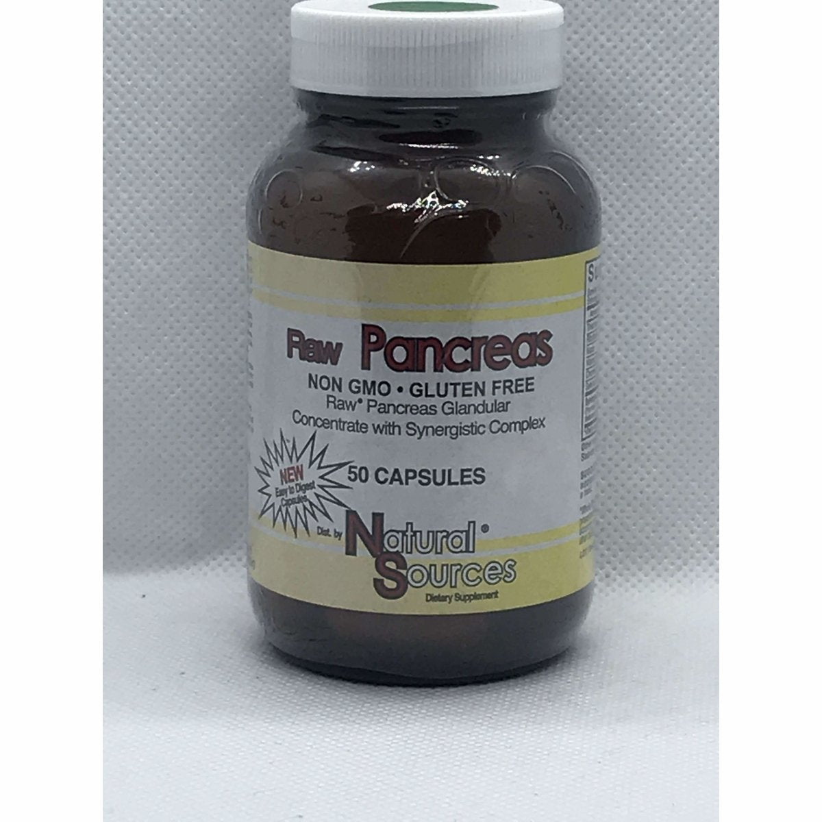 Raw Pancreas 50 Capsules