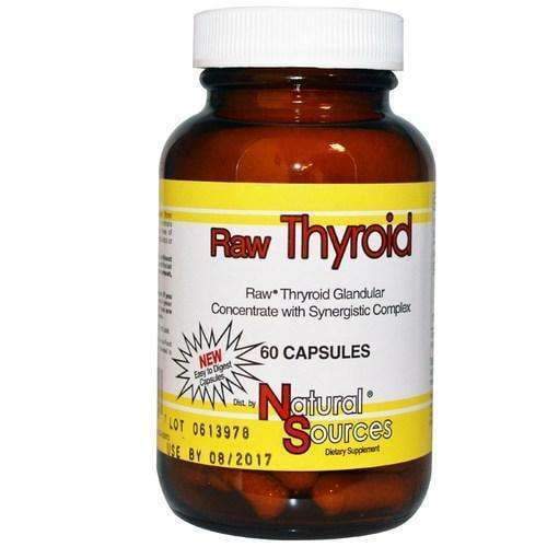 Raw Thyroid 60 Capsules