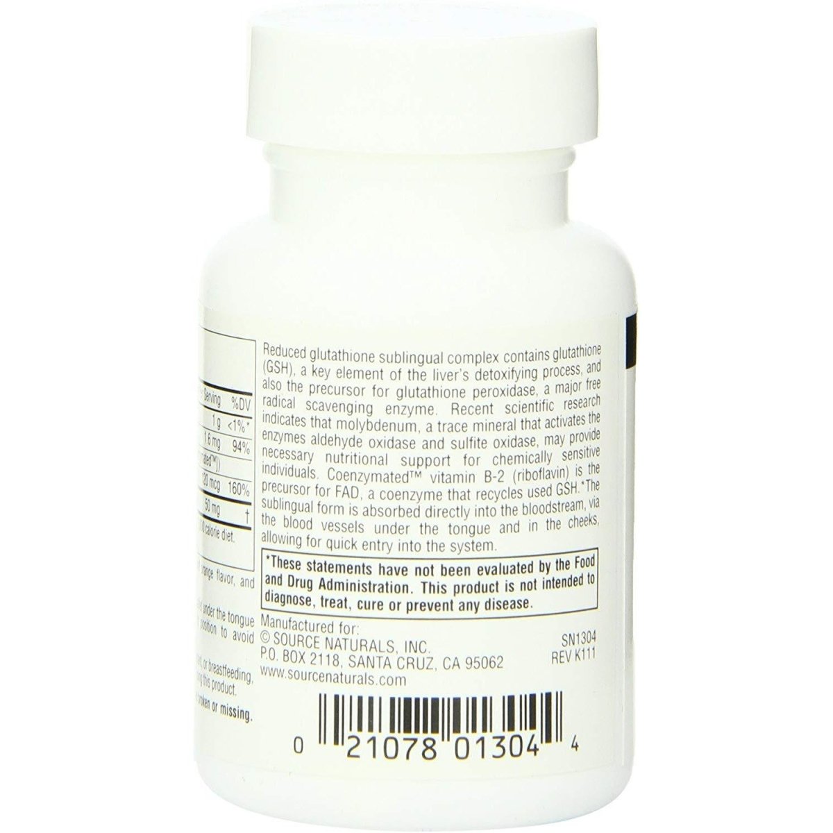 Reduced Glutathione Complex - Orange Flavored - 50mg - 50 Lozenges