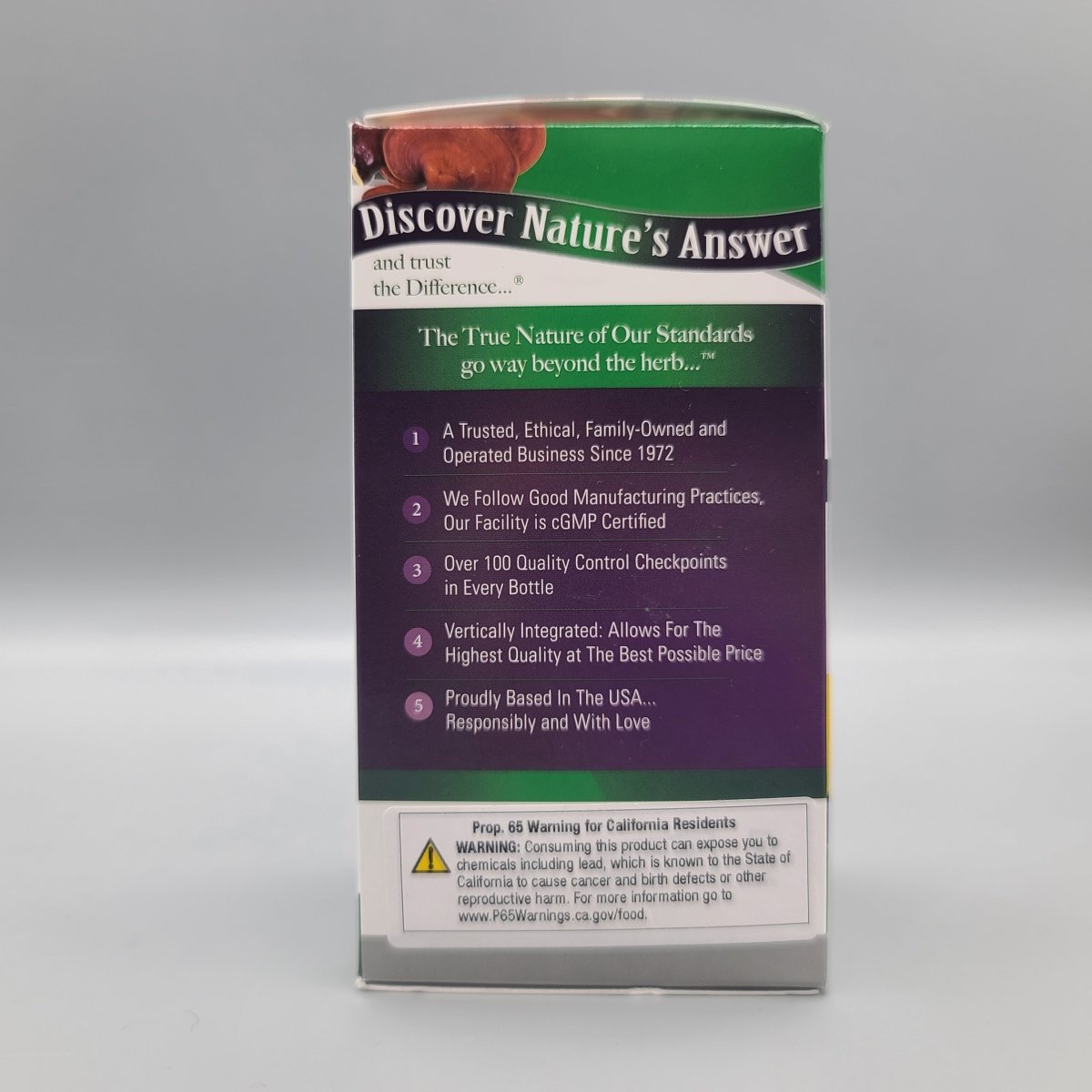 Reishi - Ganoderma Lucidum - Vegetarian Capsules - 90-Count