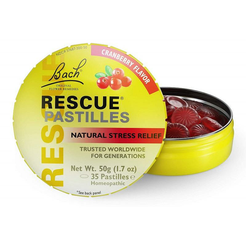 Rescue Pastilles - Alivio Natural del Estrés - Cranberry - 1.7oz