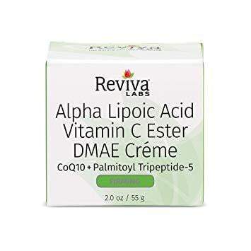 Reviva Labs Alpha Lipoic Acid Vitamin C Ester and DMAE Crème -- 2 oz