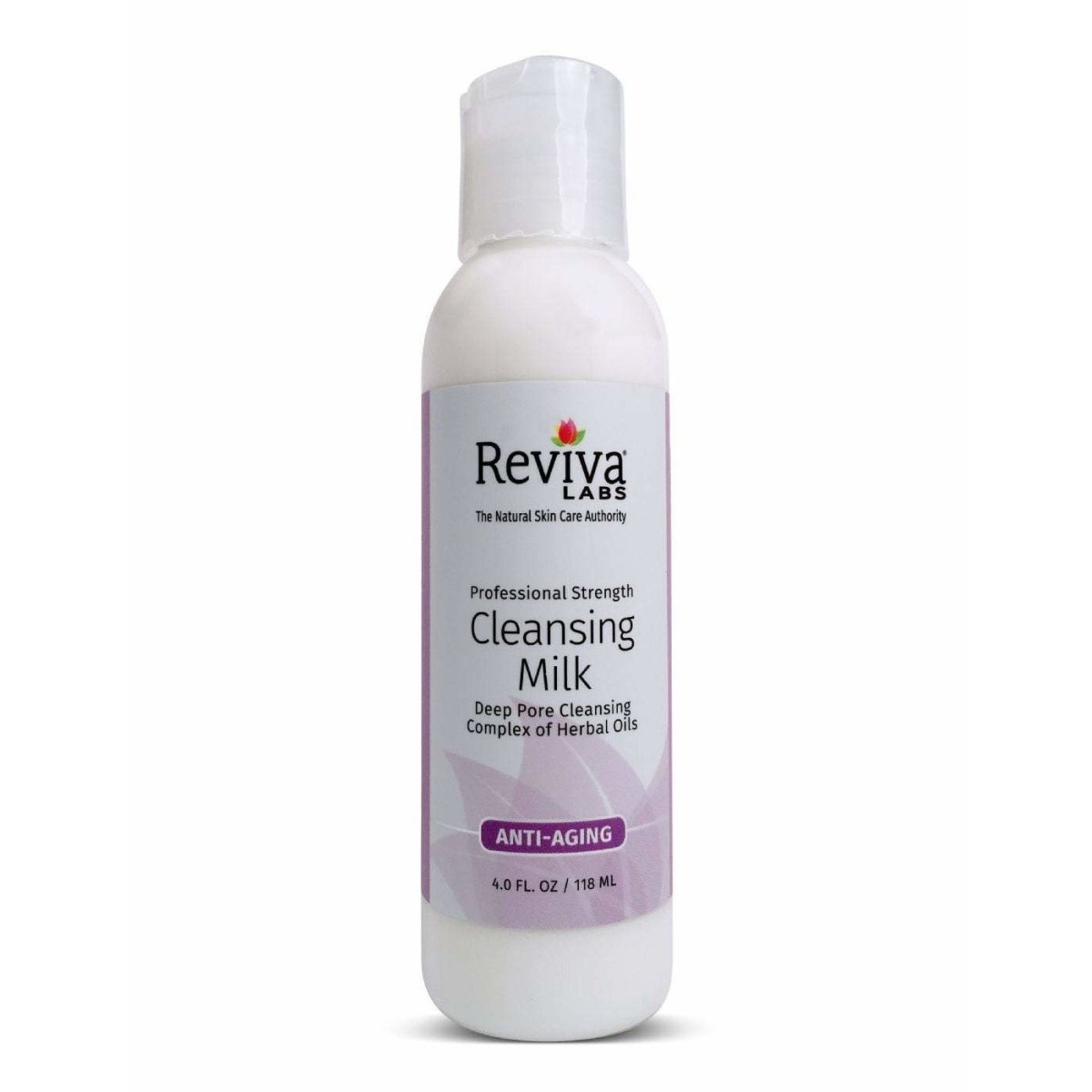 Reviva - Organic Cleansing Milk, 4 oz lotion 118ml